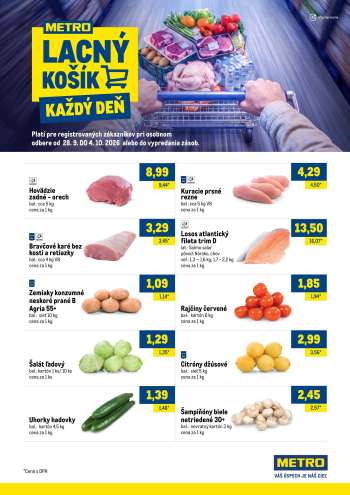 Leták Metro - 28.9.2026 - 4.10.2026.