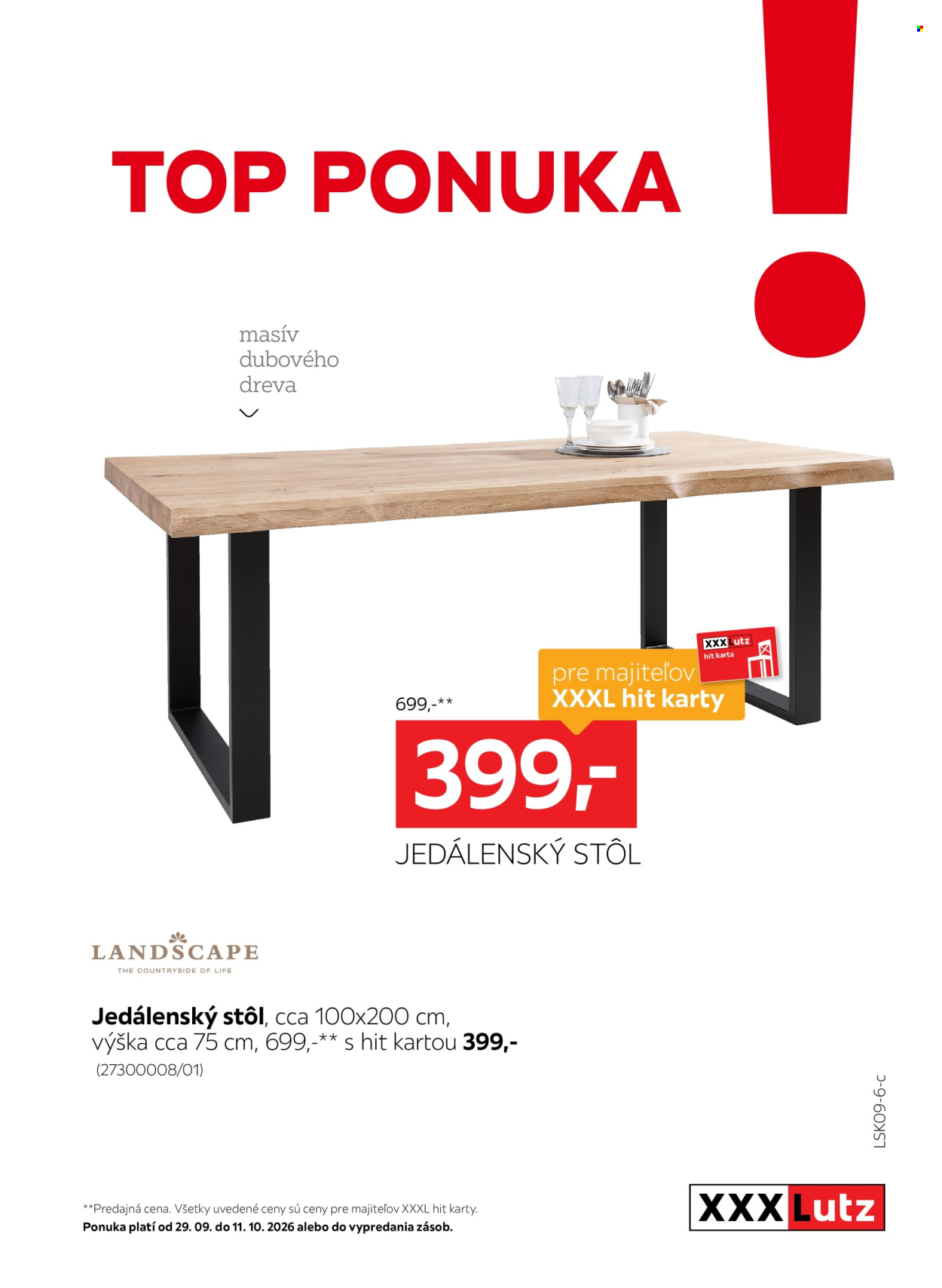 Leták XXXLutz - 28.9.2026 - 11.10.2026. Strana 4