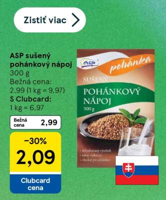 ASP sušený pohánkový nápoj