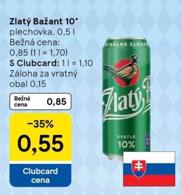 Zlatý Bažant 10%