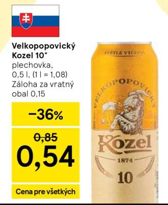 Velkopopovický Kozel 10°