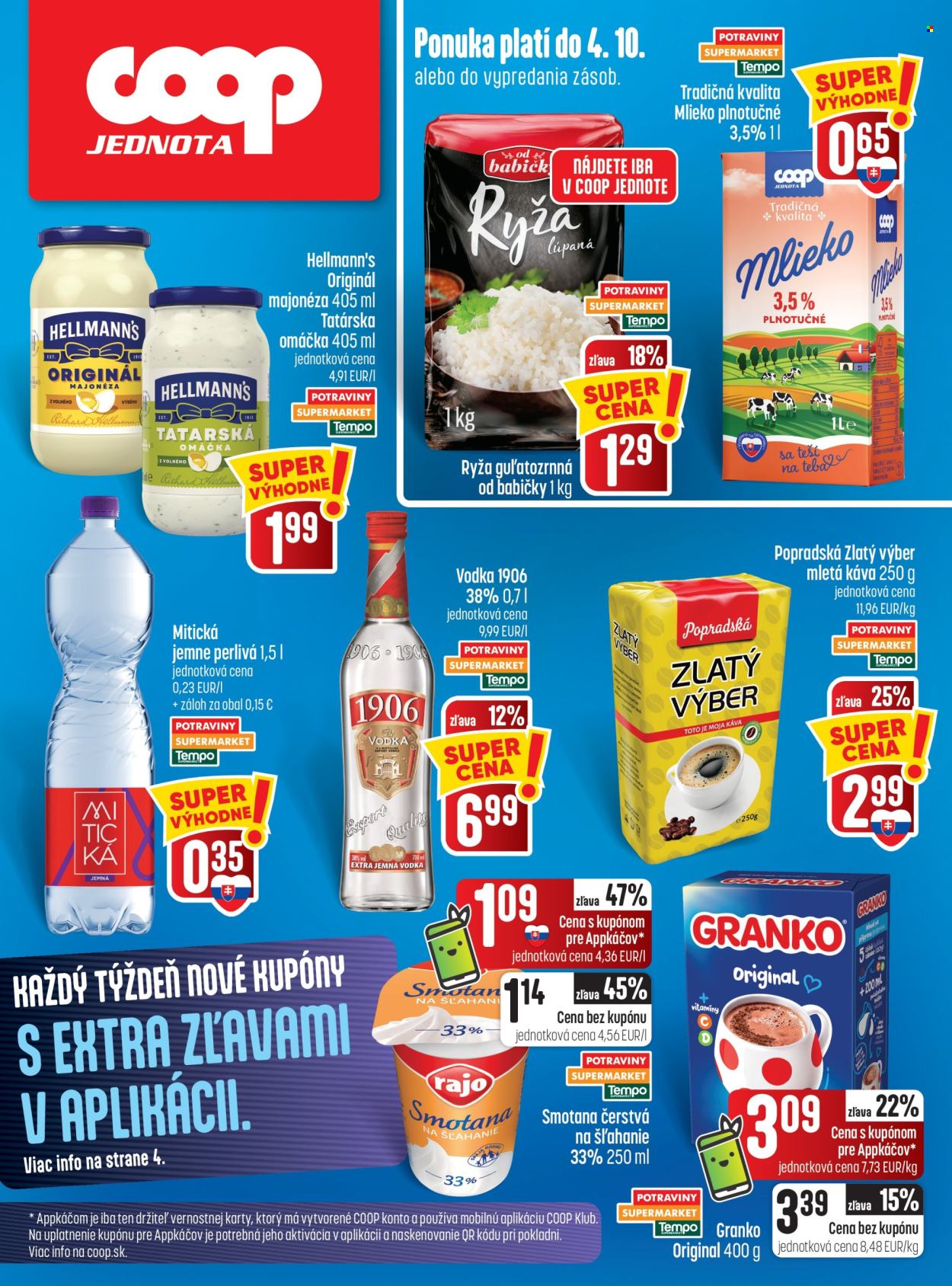 Leták COOP Jednota - 1.10.2026 - 7.10.2026. Strana 28