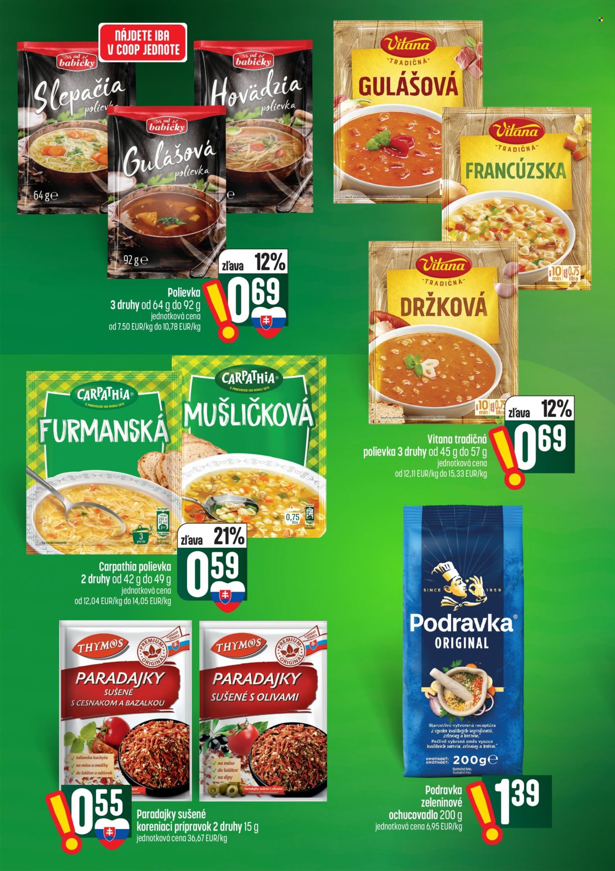 Leták COOP Jednota - 1.10.2026 - 7.10.2026. Strana 32