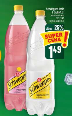 Schweppes tonic