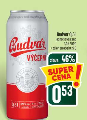 Budvar 0,5 l