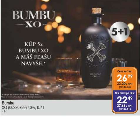 Bumbu XO (00220799) 40%, 0.7 l