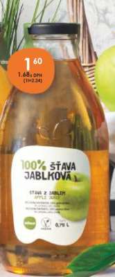 100% ŠŤAVA JABLKOVÁ