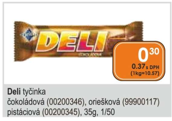 DELI TYČINKA