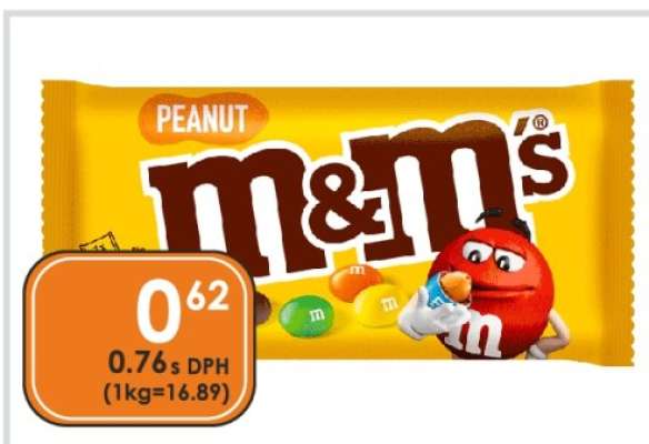 m&m's PEANUT