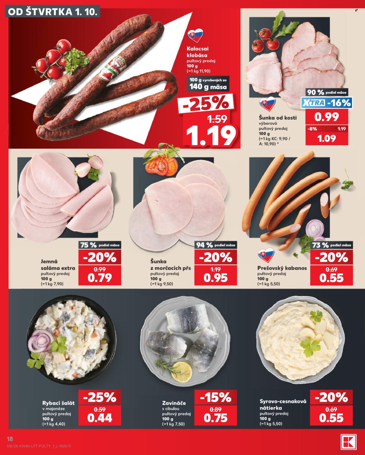 Leták Kaufland - 1.10.2026 - 7.10.2026. Strana 18