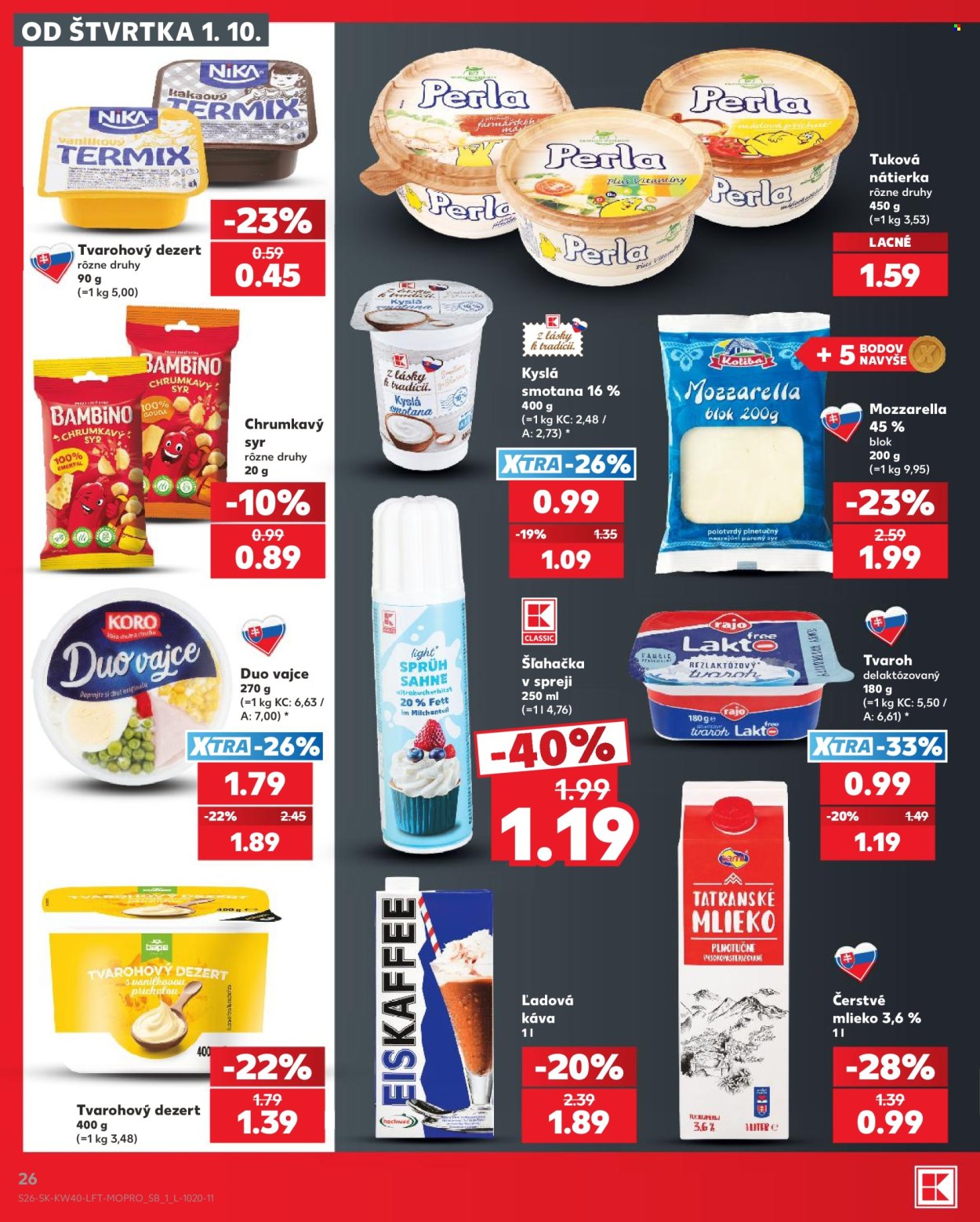 Leták Kaufland - 1.10.2026 - 7.10.2026. Strana 26
