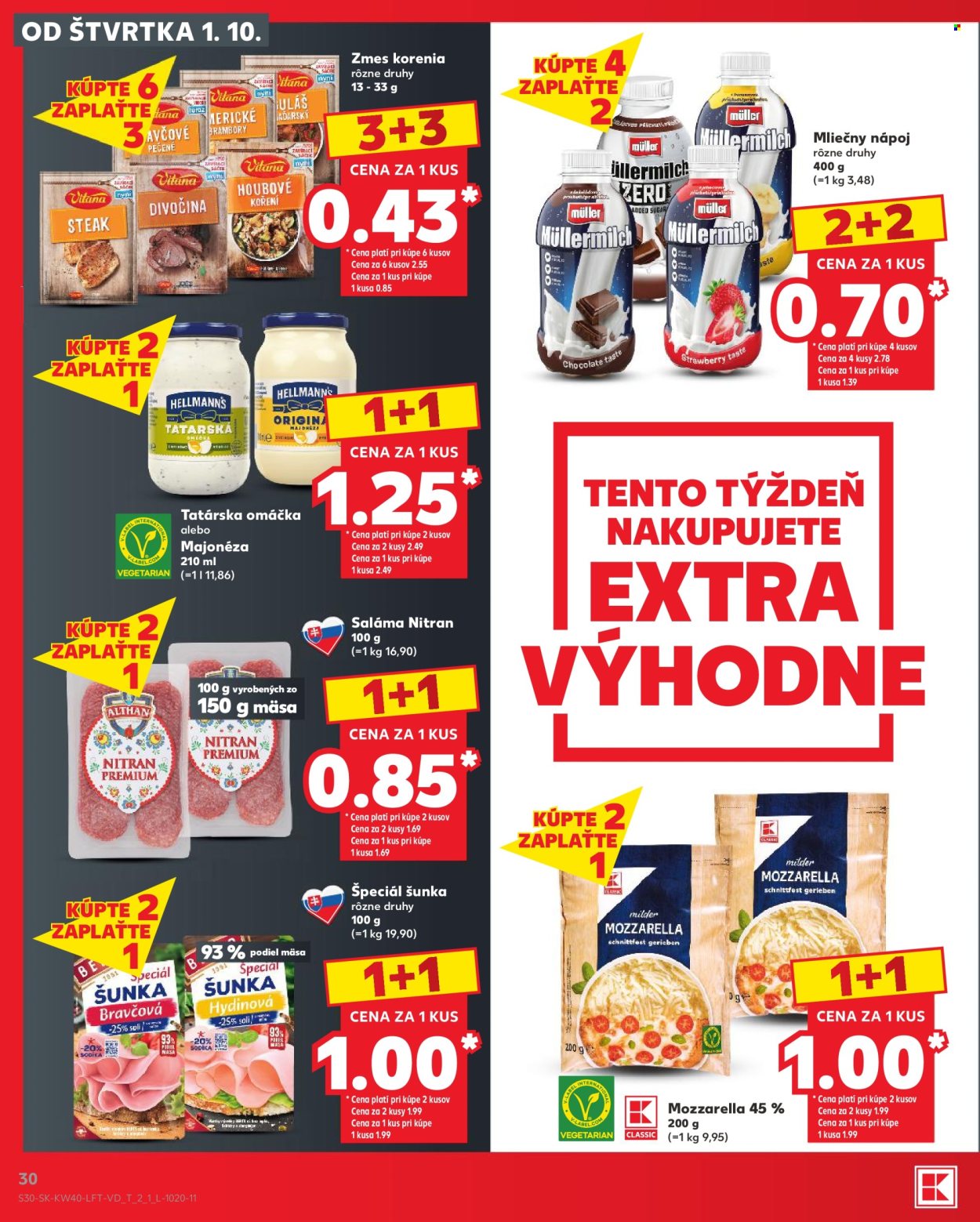 Leták Kaufland - 1.10.2026 - 7.10.2026. Strana 30