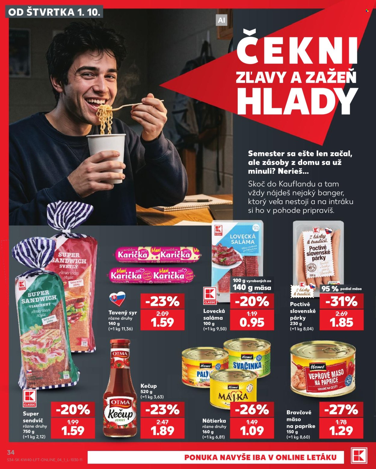 Leták Kaufland - 1.10.2026 - 7.10.2026. Strana 34