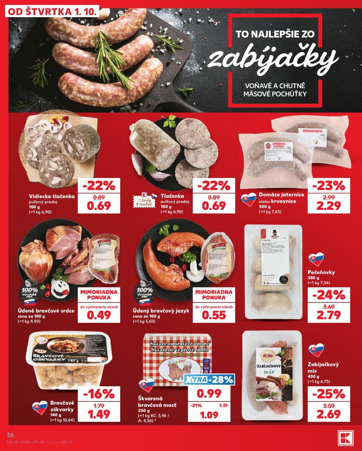 Leták Kaufland - 1.10.2026 - 7.10.2026. Strana 36