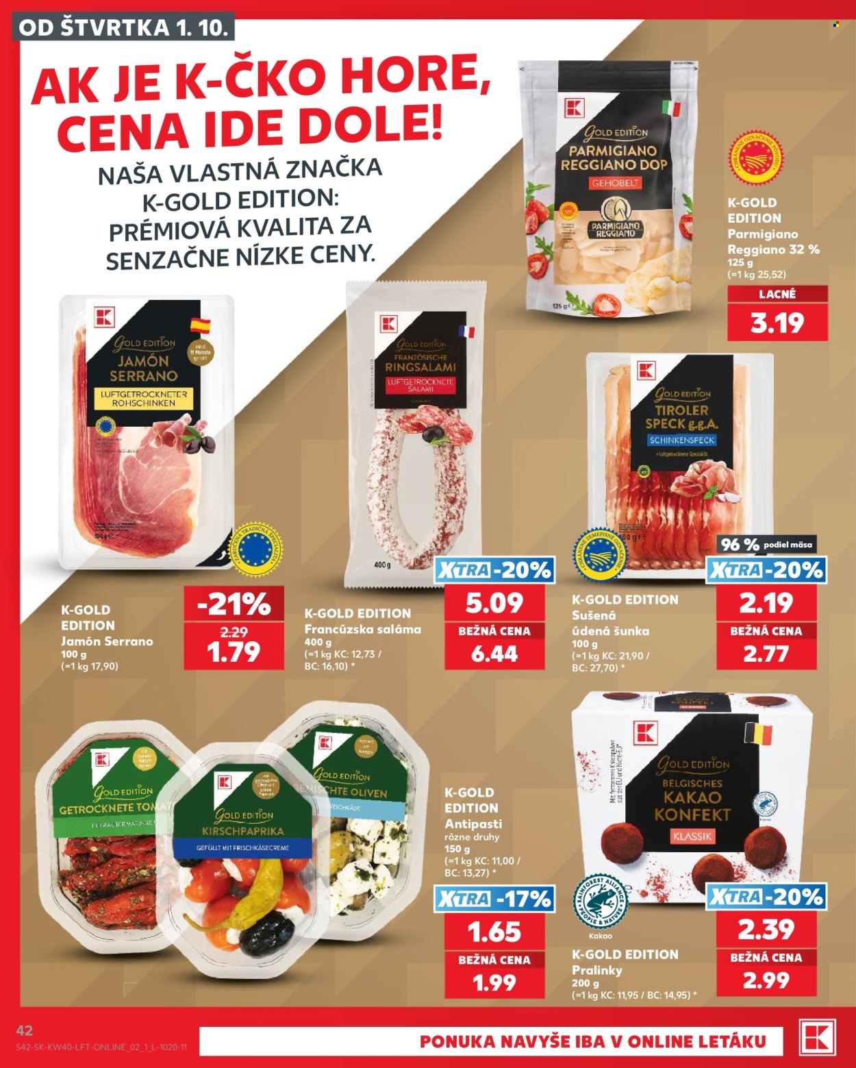 Leták Kaufland - 1.10.2026 - 7.10.2026. Strana 42
