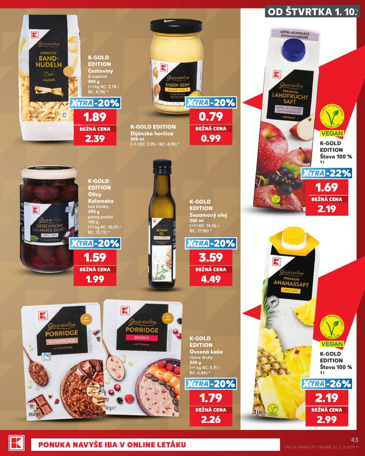 Leták Kaufland - 1.10.2026 - 7.10.2026. Strana 43