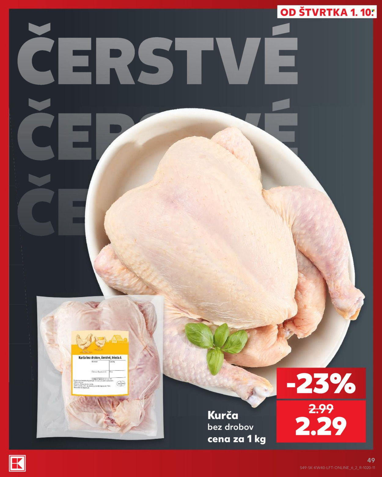 Leták Kaufland - 1.10.2026 - 7.10.2026. Strana 49