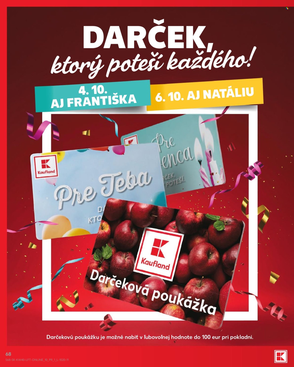 Leták Kaufland - 1.10.2026 - 7.10.2026. Strana 68