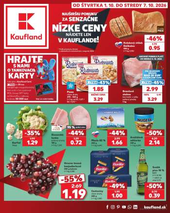 Leták Kaufland - 1.10.2026 - 7.10.2026.