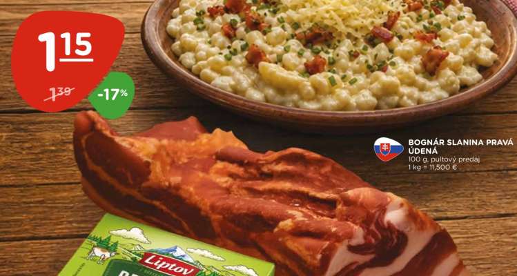 BOGNÁR Slanina pravá údená