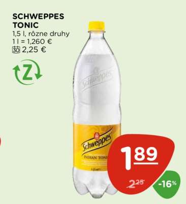 Schweppes tonic