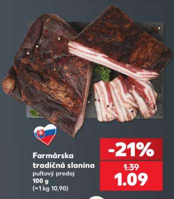 Farmárska tradičná slanina
