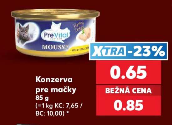 Konzerva pre mačky 85 g