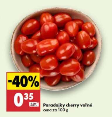 Paradajky cherry voľné