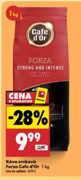 Káva zrnková Forza Cafe d'Or 1 kg