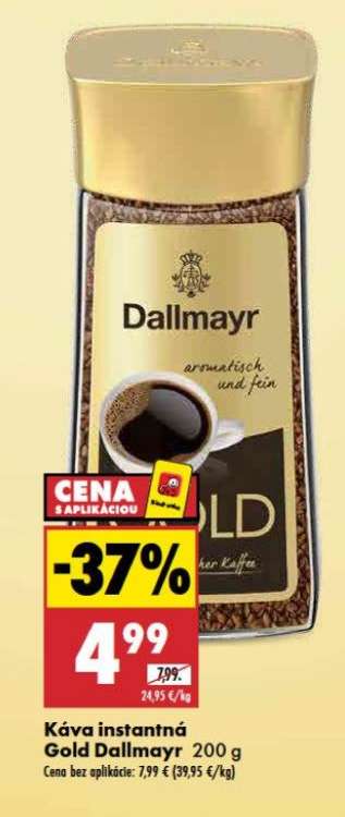 Káva instantná Gold Dallmayr 200 g