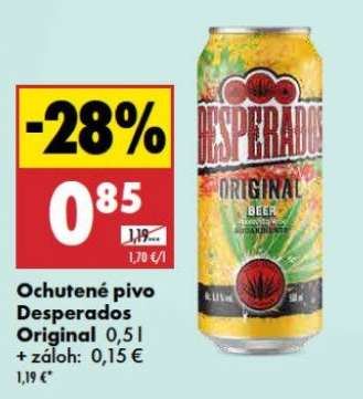 Ochutené pivo Desperados Original