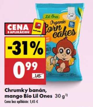 Chrumky banán, mango Bio Lil Ones 30 g