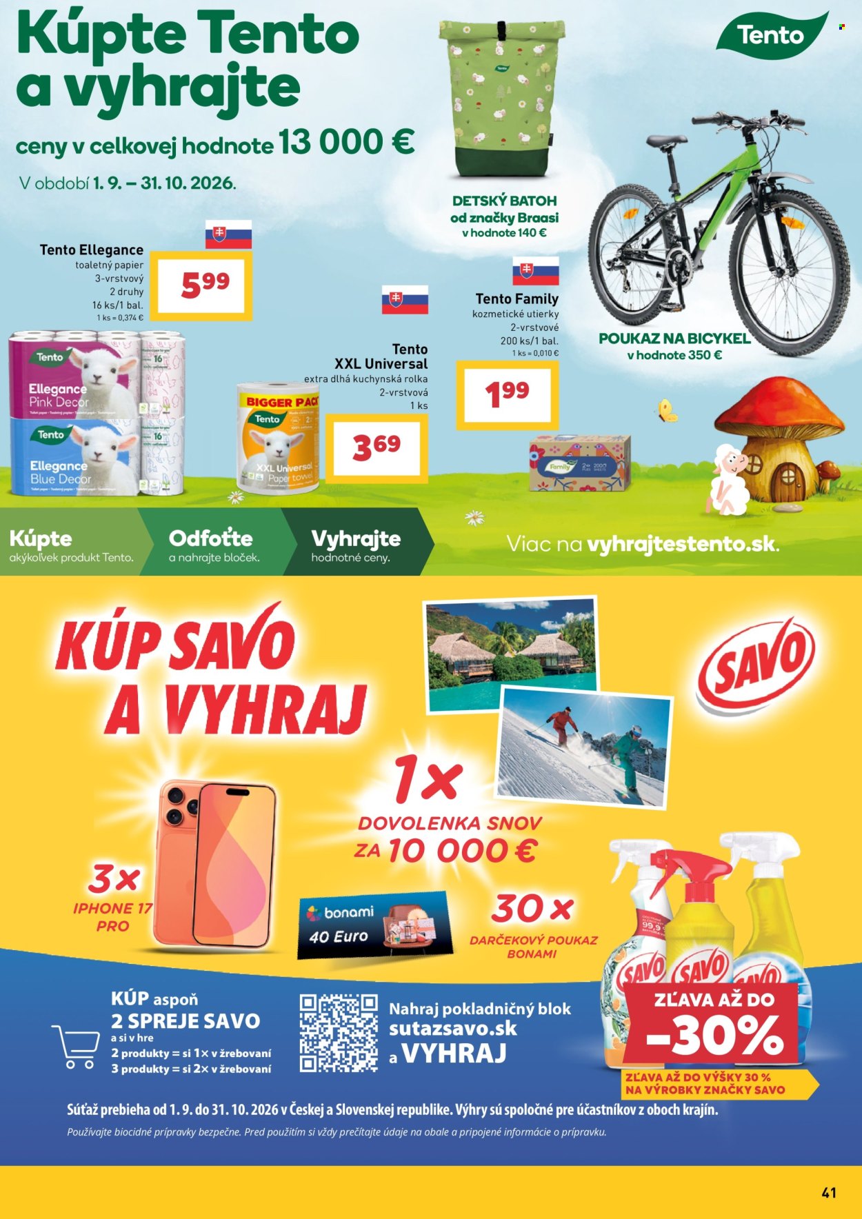 Leták Billa - 30.9.2026 - 20.10.2026. Strana 41