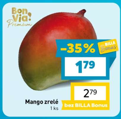 Mango zrelé