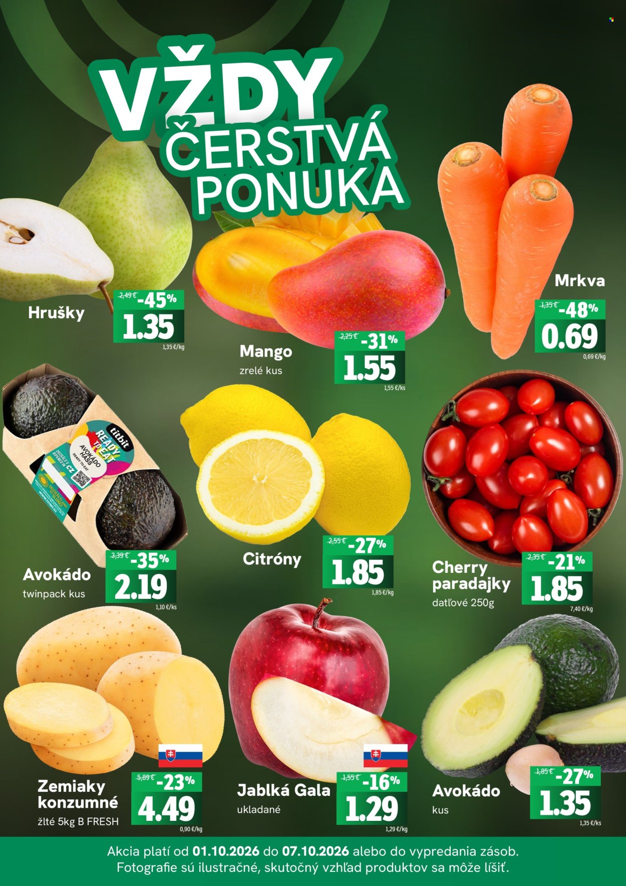 Leták FRESH - 1.10.2026 - 7.10.2026. Strana 3