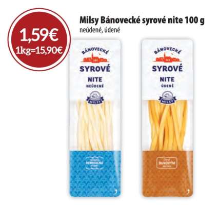 Milsý Bánovecké syrové nite 100 g