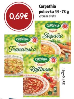 Carpathia polievka 44 - 73 g