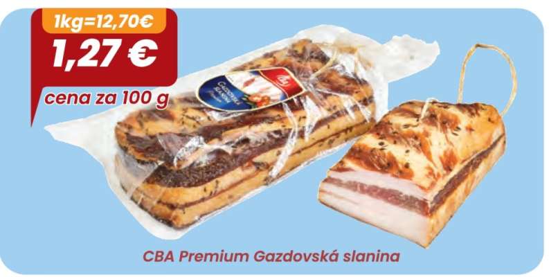CBA Premium Gazdovská slanina