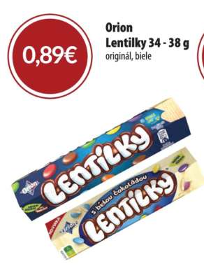 Orion Lentilky 34 - 38 g