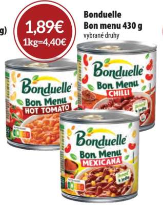 Bonduelle Bon menu 430 g