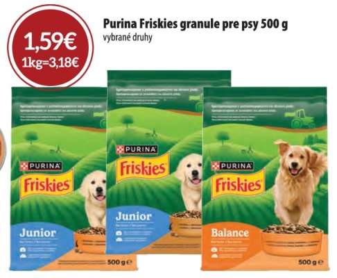 Purina Friskies granule pre psy 500 g