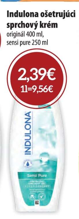 Indulona ošetrujúci sprchový krém