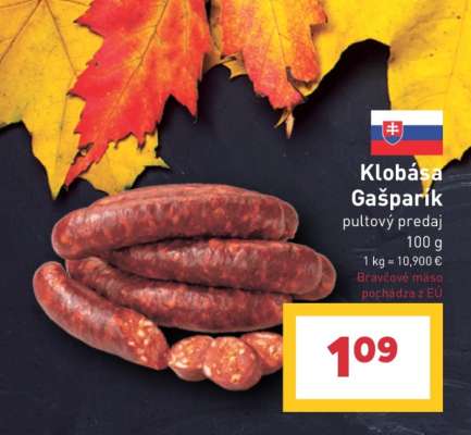 ** Klobása Gašparík