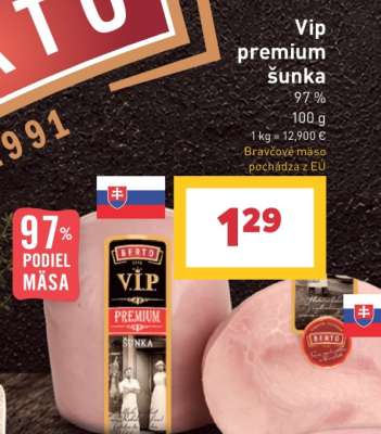 Vip premium šunka