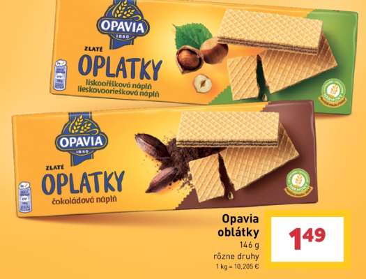 Opavia oblátky