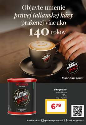 Vergnano mletá káva