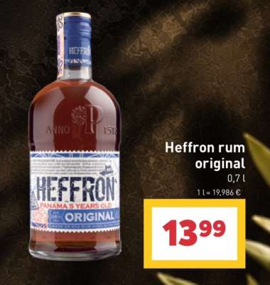 Heffron rum original