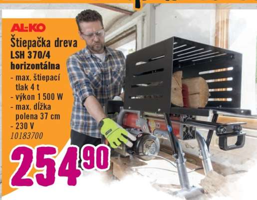 AL-KO Štiepačka dreva LSH 370/4 horizontálna