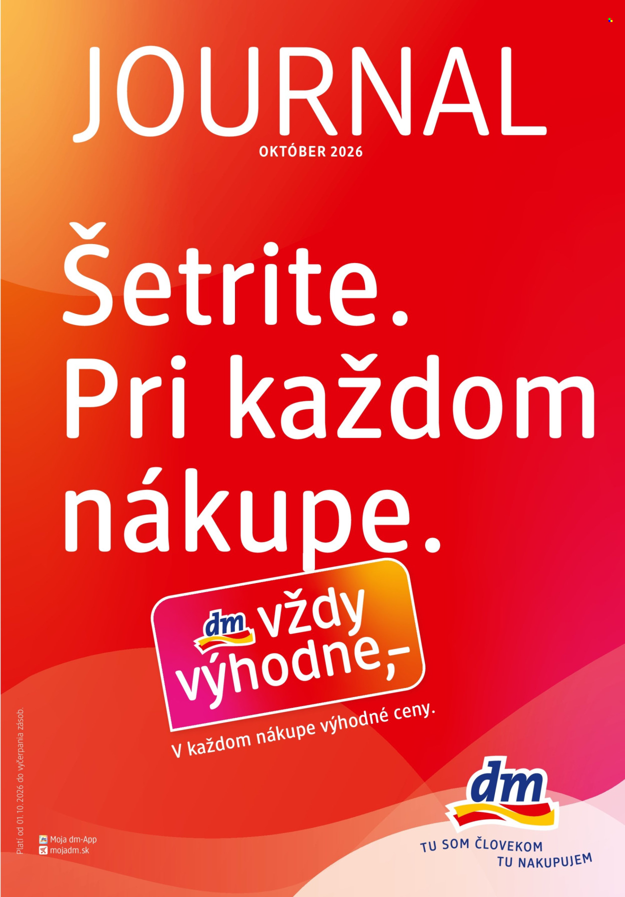 Leták dm drogerie - 1.10.2026 - 31.10.2026. Strana 1