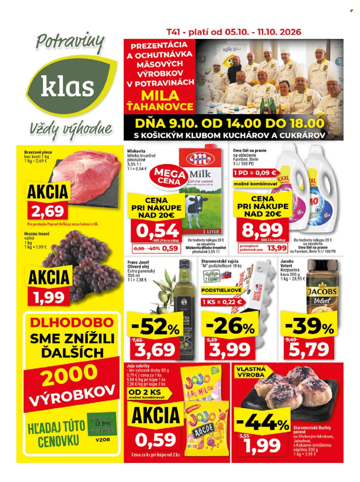 Leták Klas - 5.10.2026 - 11.10.2026. Strana 1